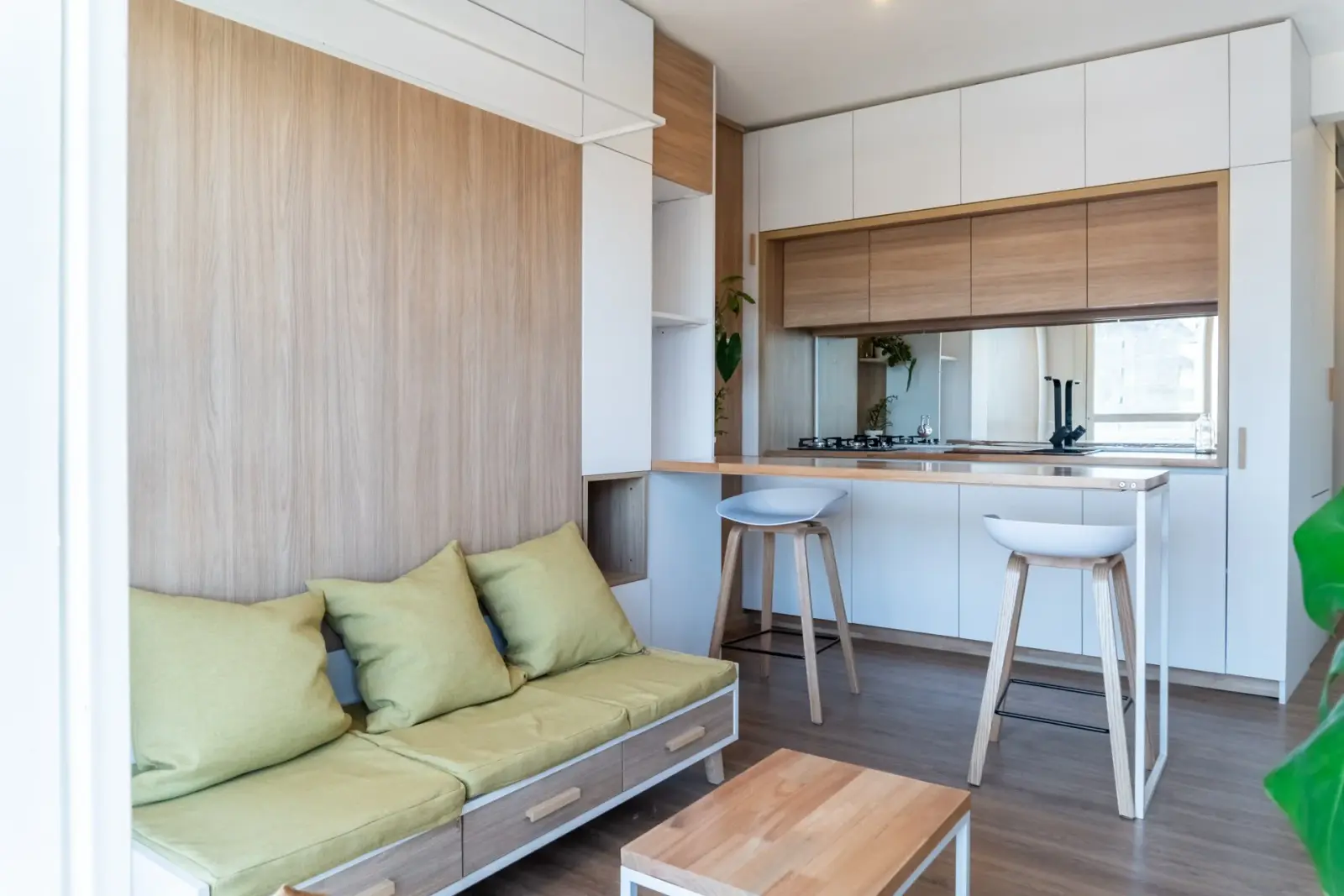 Surface Construcciones — Flipping de monoambiente, ambiente reformado del monoambiente