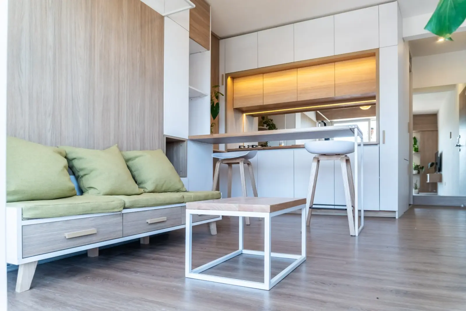 Surface Construcciones — Flipping de monoambiente, ambiente reformado del monoambiente