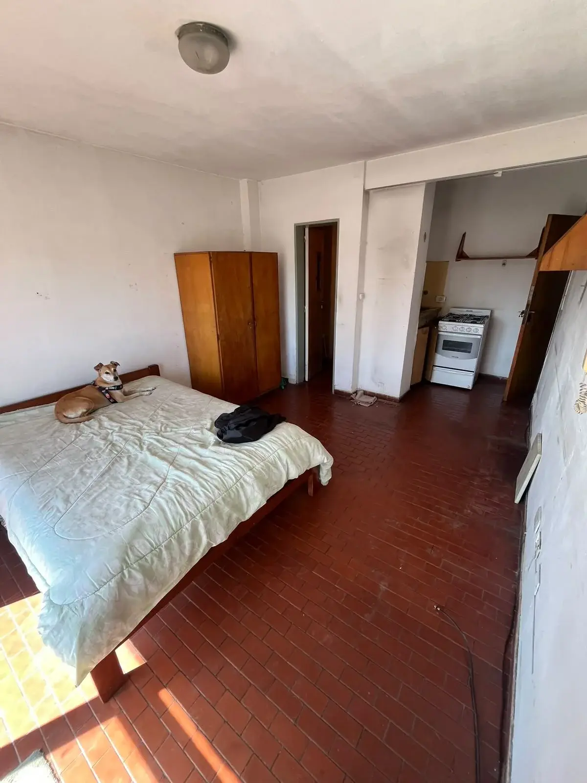 Surface Construcciones — Flipping de monoambiente, estado previo del monoambiente antes de la reforma