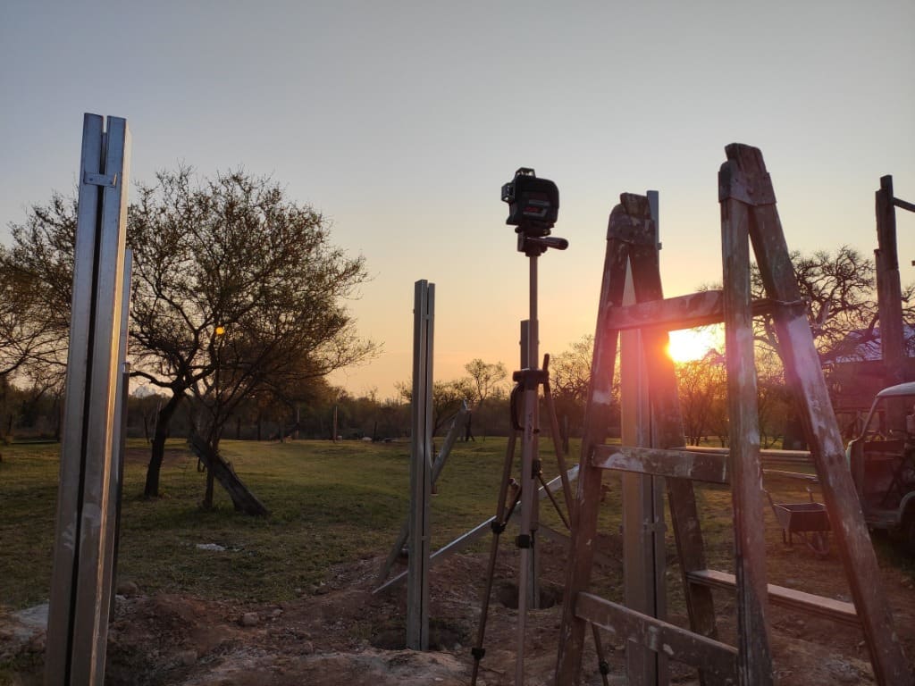 Surface Construcciones — Skate House (Trevelin, Patagonia), estado previo del terreno antes de la obra